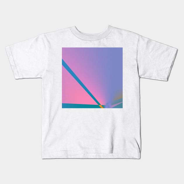 colorful abstract texture background pattern Kids T-Shirt by Artistic_st